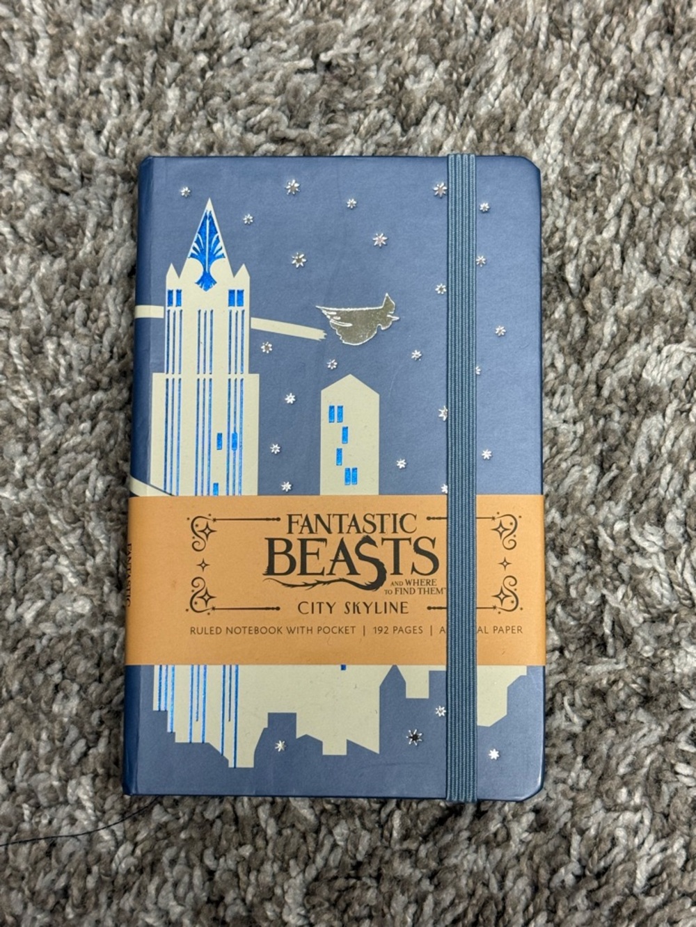 NEW Harry Potter Cityscape Ruled Small Notebook - Blue